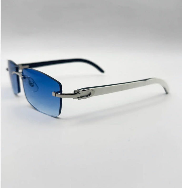 Rimless Buff Sunglasses - Kartier Kloset glasses