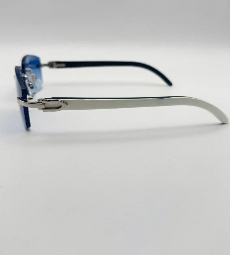 Rimless Buff Sunglasses - Kartier Kloset glasses