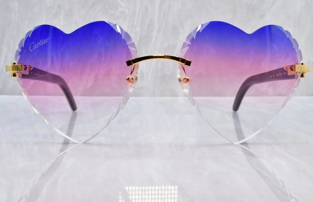 Detroit Heart Buff Style Sunglasses